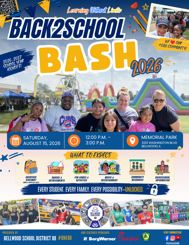26 back to school bash on august 15, 2026