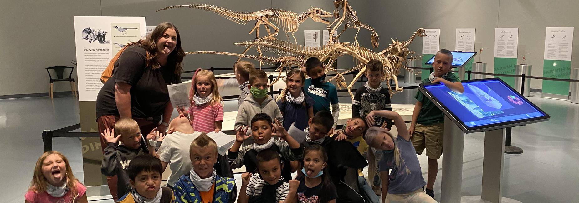 1st & 2nd Graders at Museum