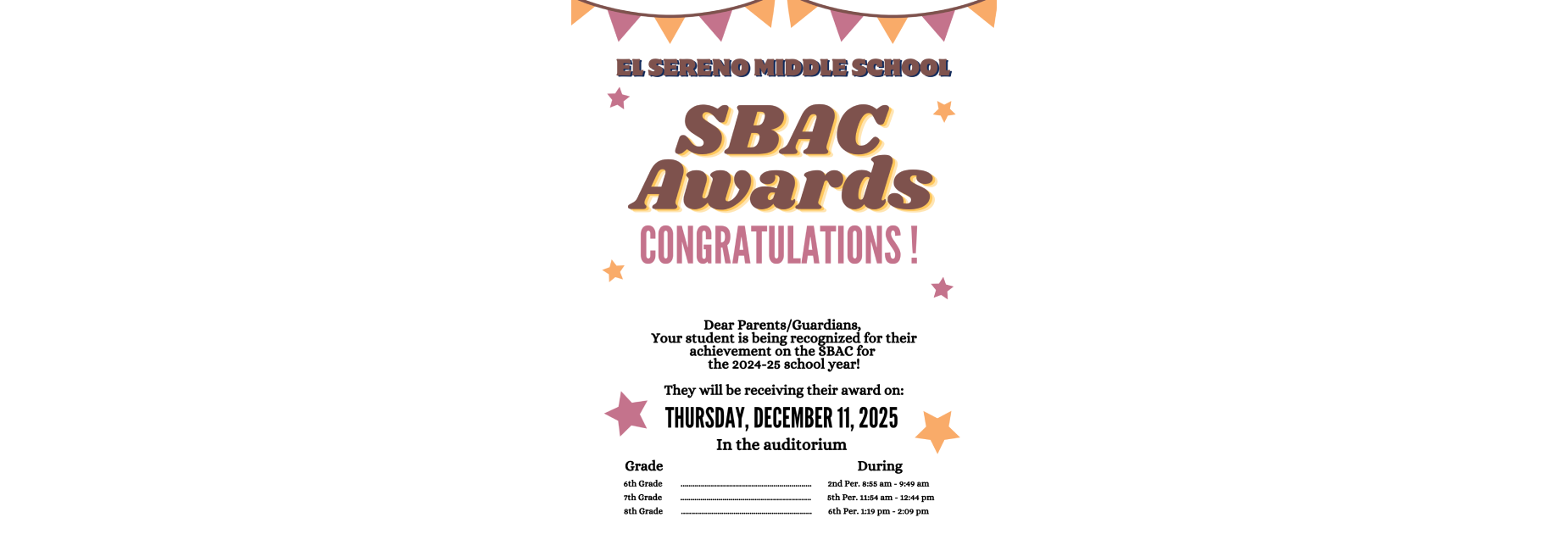 SBAC Awards 12/11