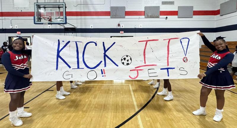 Positive Behavior Shines at the Glow Up Pep Rally