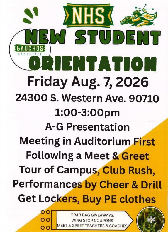New Student Orientation
