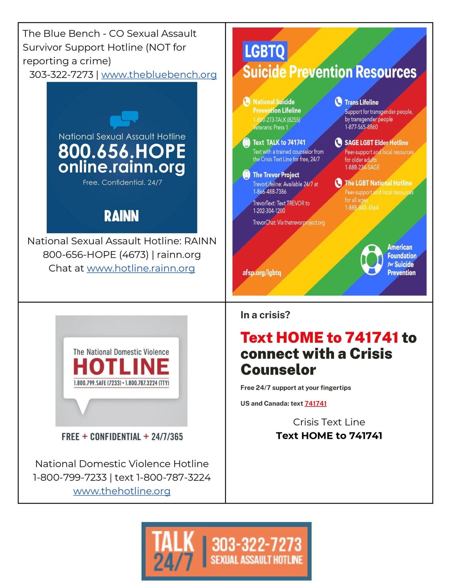 Mental Health and Family Resources