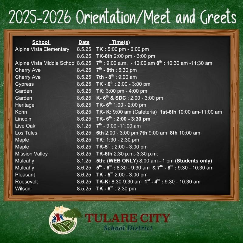 25/26 Orientation Dates