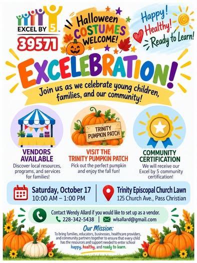 Our community has worked for almost 2 years to earn the distinction of being an EXCEL BY 5 community, and TODAY is THE DAY!!