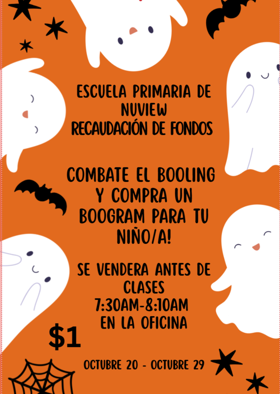 Volador naranja con fantasmas blancos alrededor del perímetro.