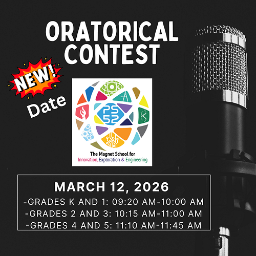 flyer for oratorical contest