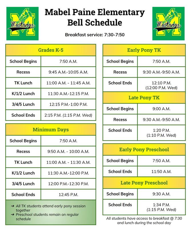 2026-27 Bell Schedule Now Available