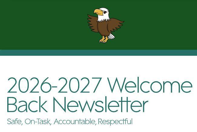 Welcome Back Newsletter! Featured Photo