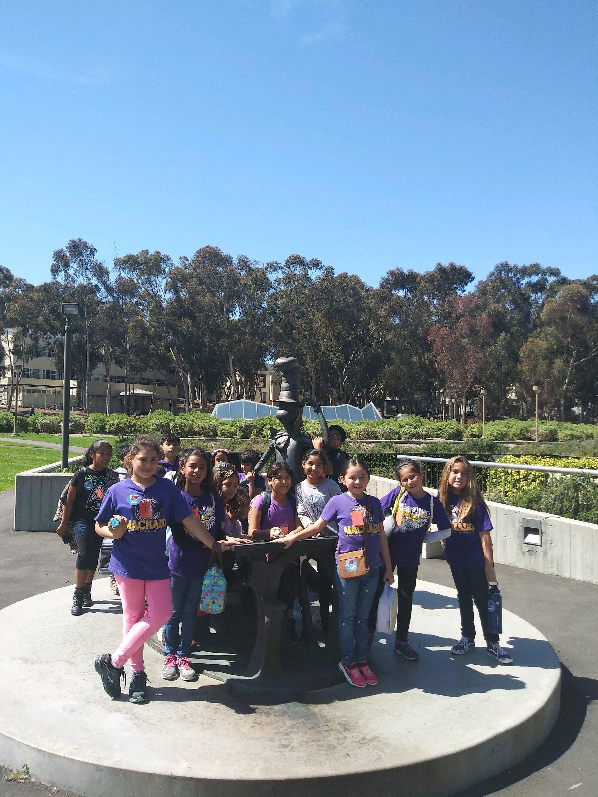UCSD Field Trip Running Club Machado Elementary School