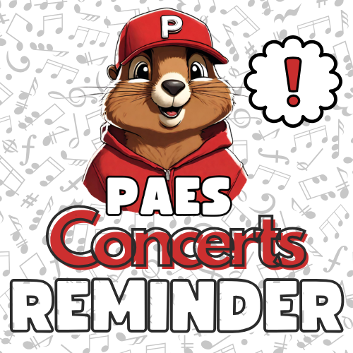 PAES Concert Reminder
