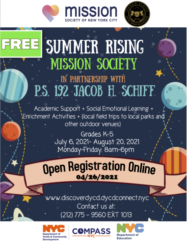Summer Rising Flyer English