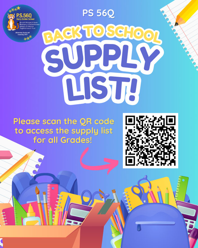 Back to School Supplies 2026-27 (English)