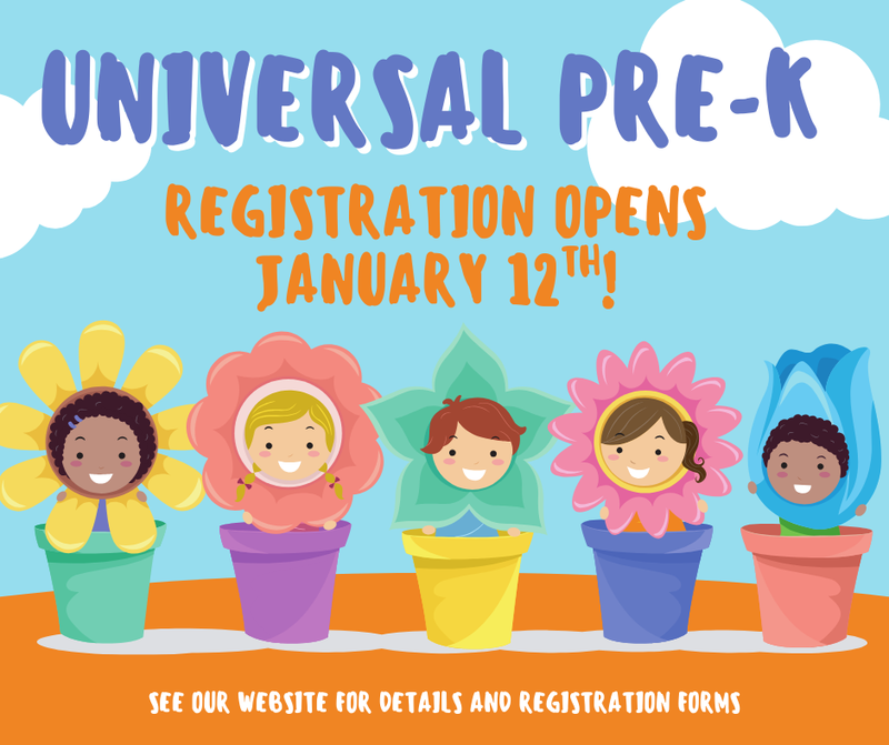 graphic for pre-k registration