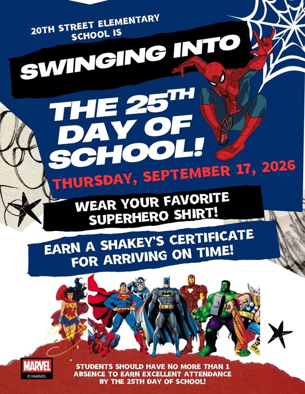 Swing in the 25th Day of School!