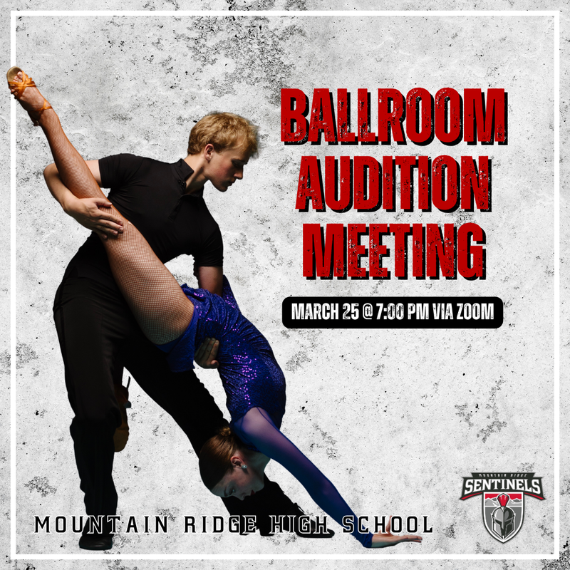 BALLROOM TEAM PARENT MEETING ON MARCH 25TH