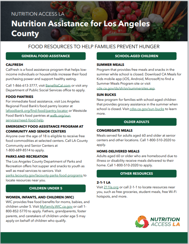 LA County Nutrition Assistance