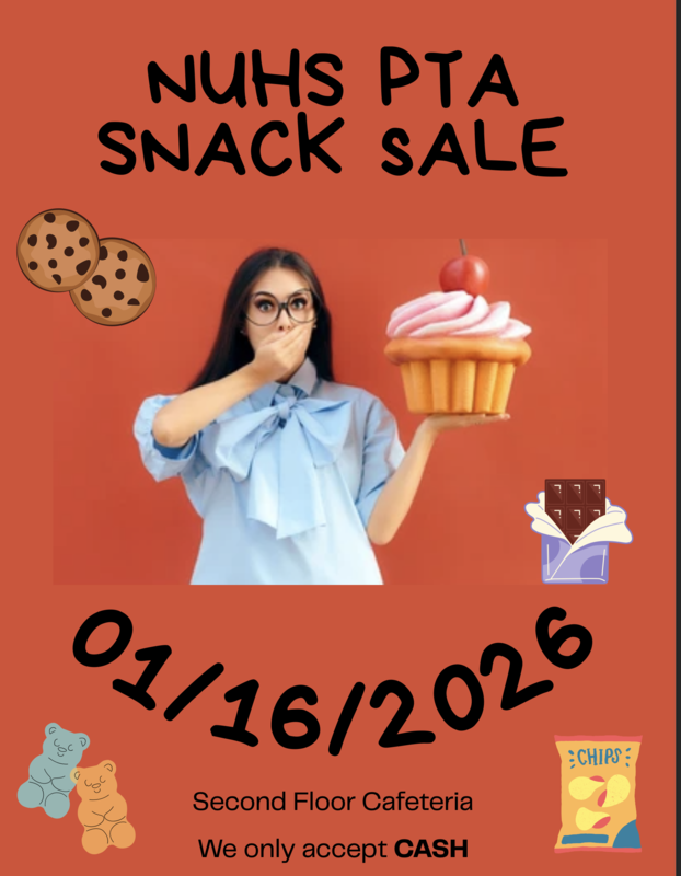 PTA Snack Sale 1-16-26