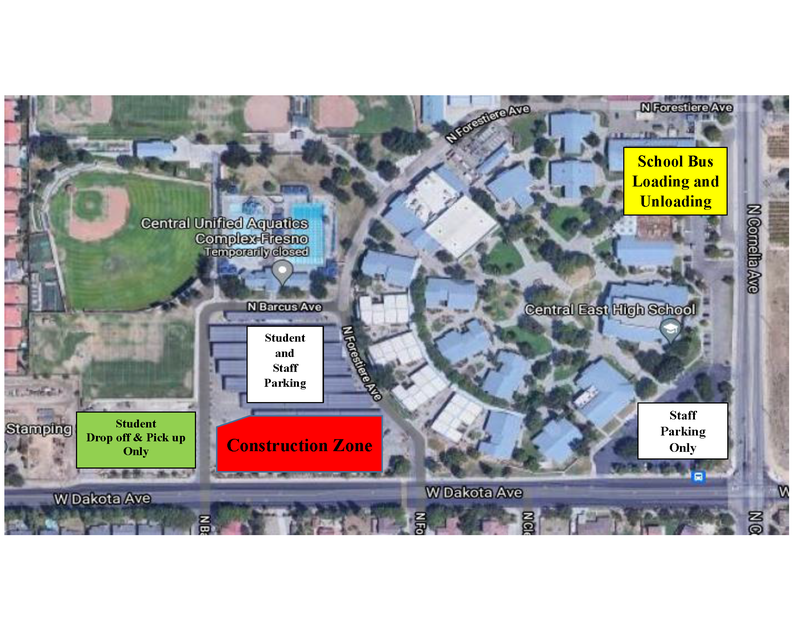 Drop off map for CEHS