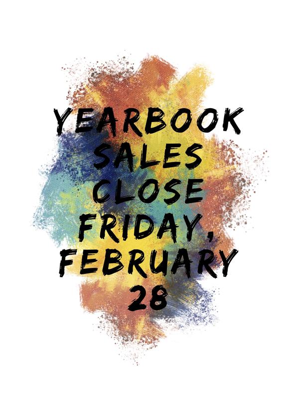 Yearbook Sales Close Friday, February 28 Featured Photo
