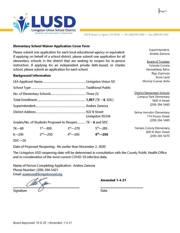 Waiver