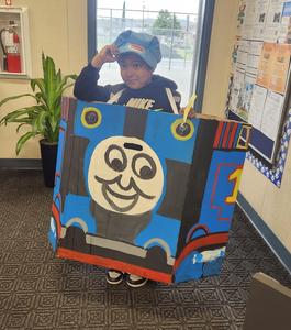 Thomas the Train - picture from Lopez Elementary