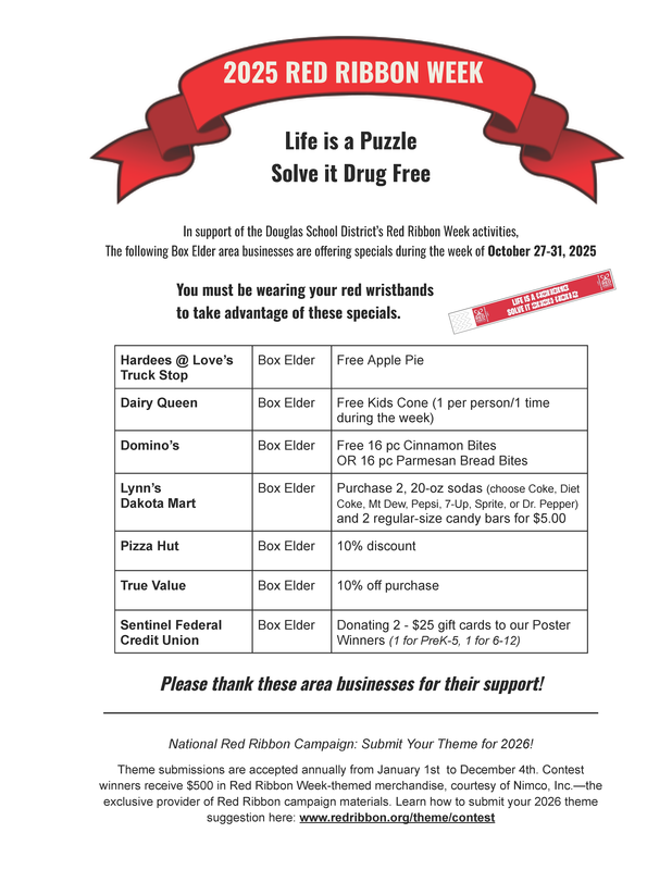 Red Ribbon Week – Life is a Puzzle, Solve it Drug Free