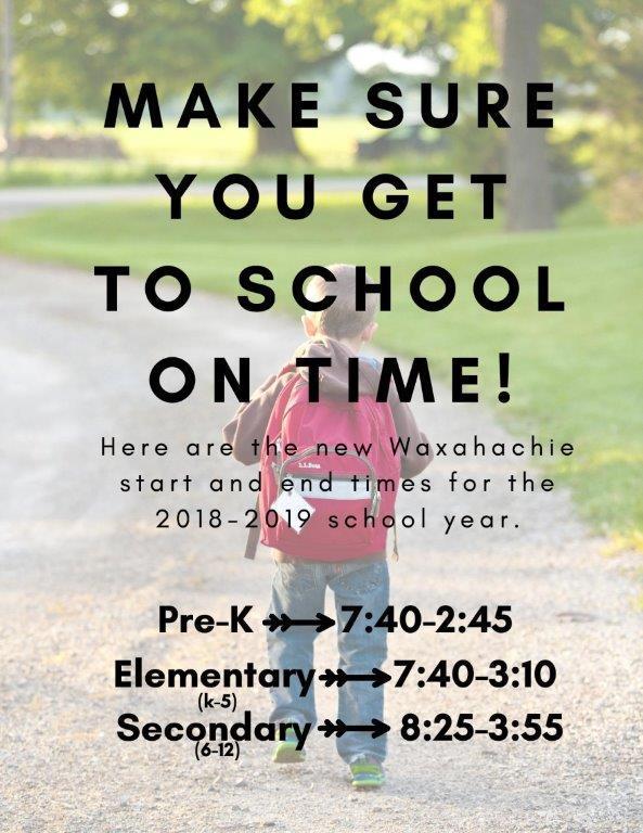 Get to School on time! Featured Photo