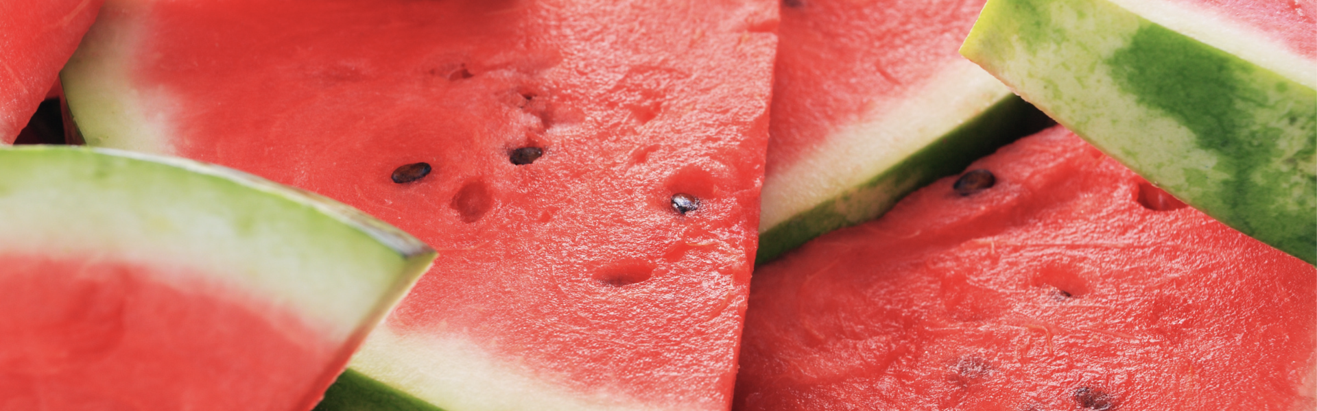 Slices of fresh watermelon