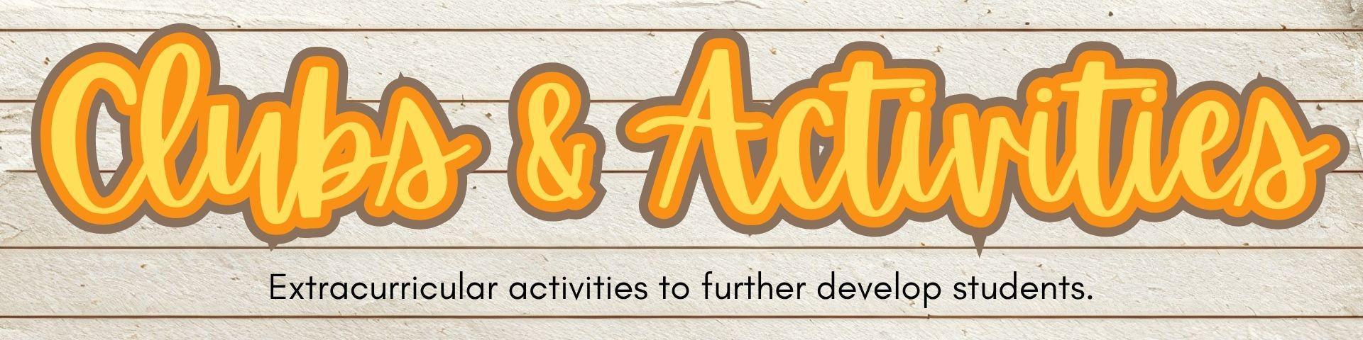 Clubs & Activities Banner