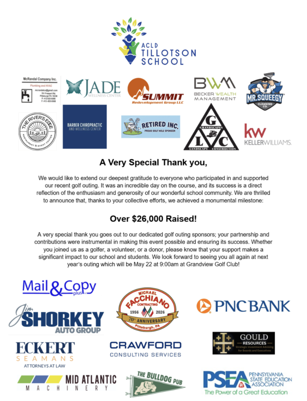 golf outing sponsors flyer