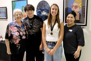 Memorial Early College High School artists for May art show