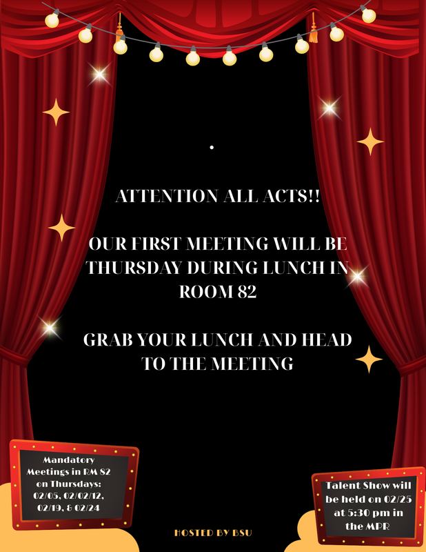 Talent Show Informational Meeting Featured Photo