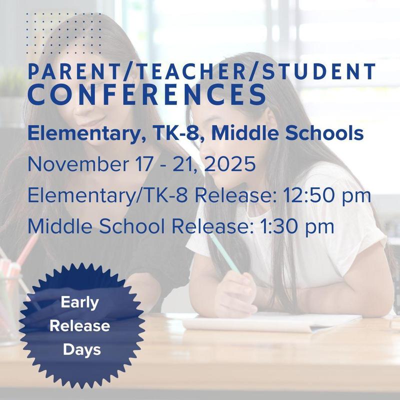 Parent Teacher Student Conferences Nov 17 - 21