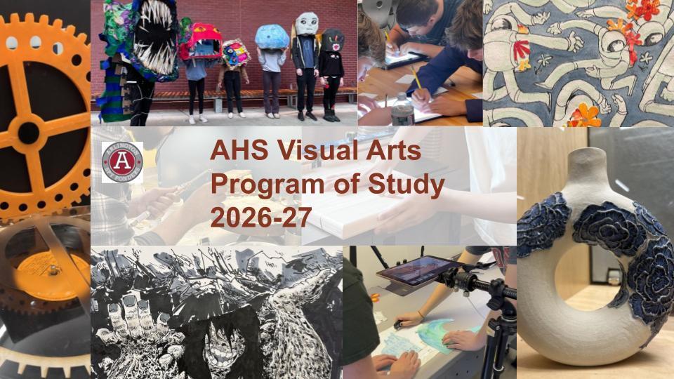 Visual Arts Program of Study 2026-27