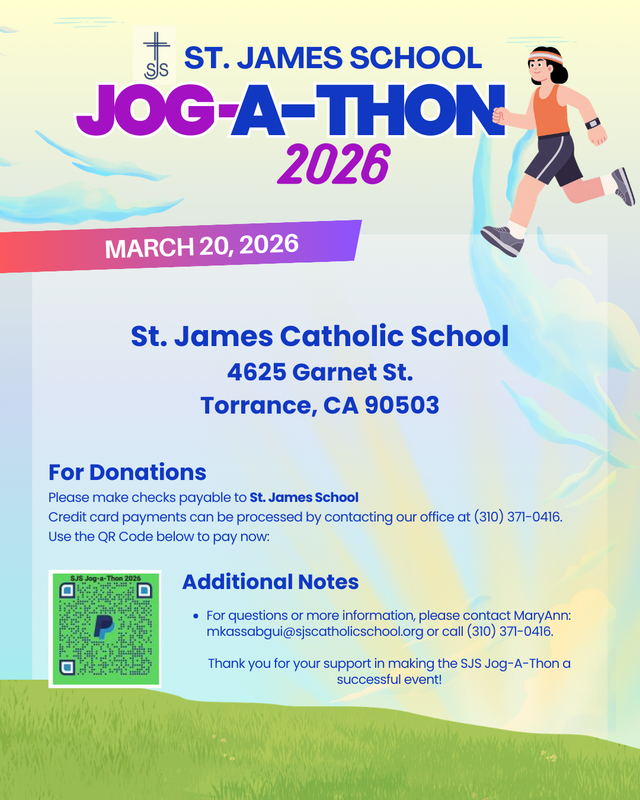 Jog-a-Thon - Friday, March 20th Featured Photo
