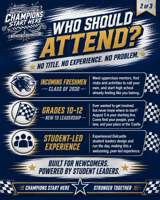 Delcastle Summer Leadership Summit on Wednesday, August 5, 2026