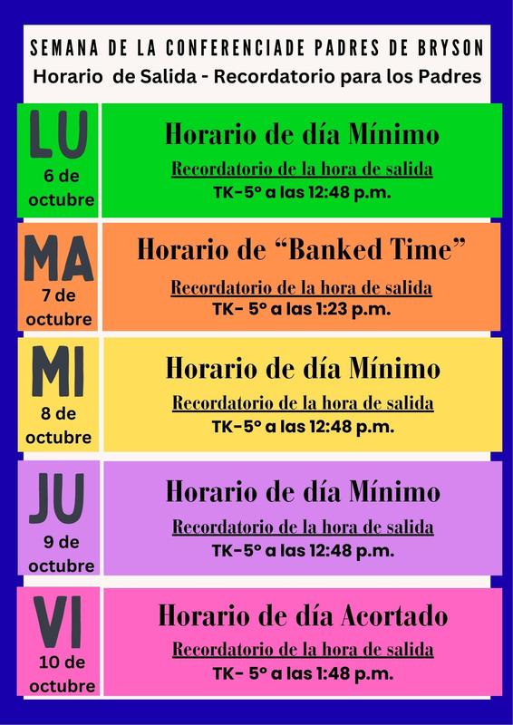 Parent Conference Week SP