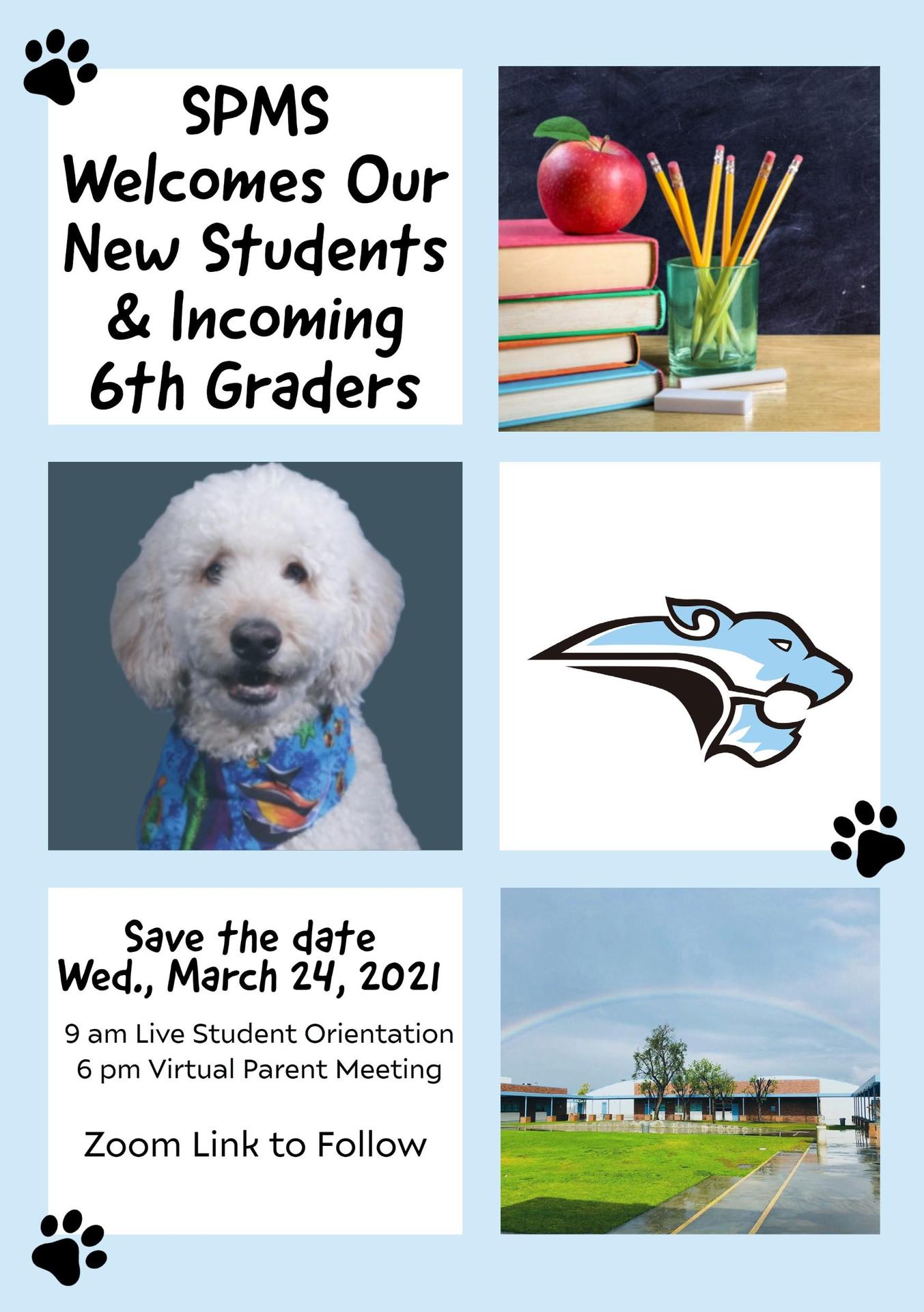 South Pointe Incoming 6th Grade Orientation