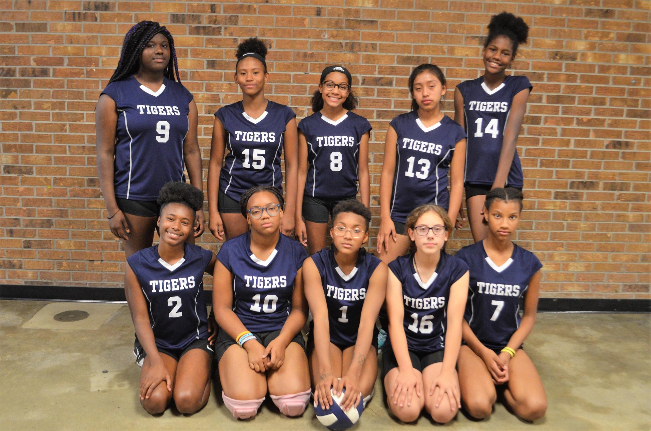 20182019 Tiger Volleyball Team Volleyball LaPlace Elementary School