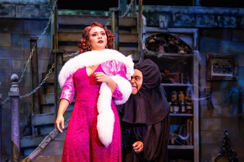 Sonny Davis and Livia Rocco perform in Young Frankenstein