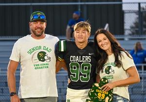 Coalers honor senior football player