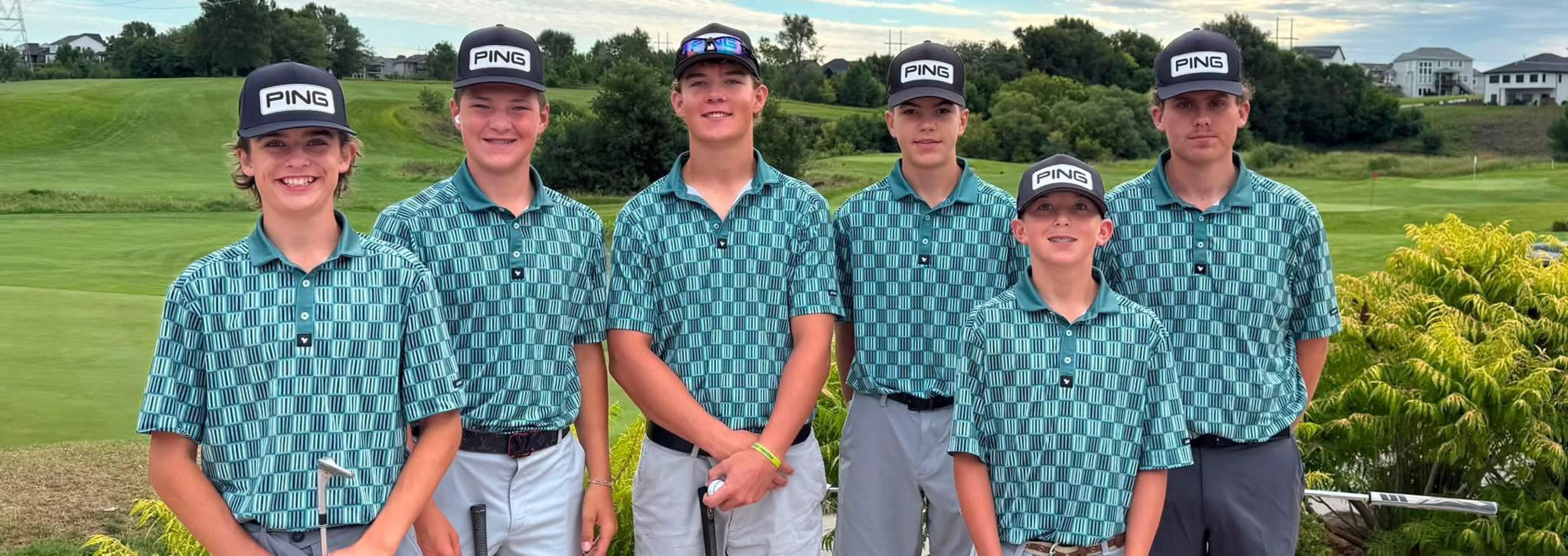 Boys Golf Players
