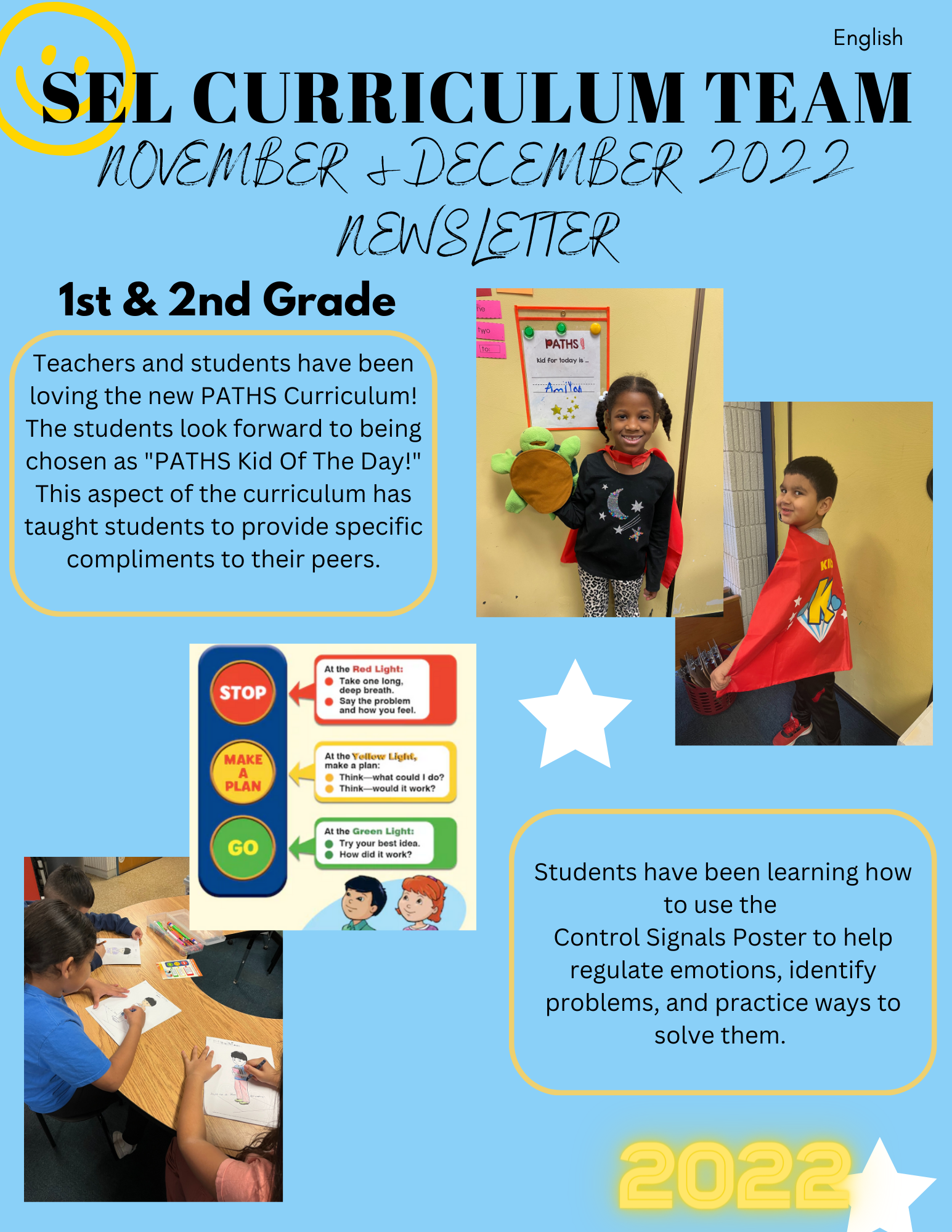 August Newsletter Social & Emotional Learning and Wellness Everett