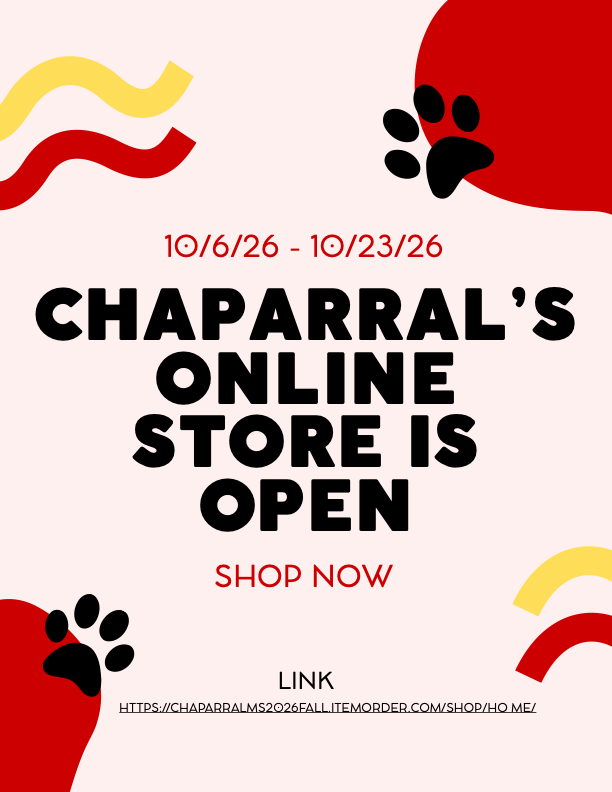 Shop for Chaparral gear on our Online Store until 10/23! Featured Photo