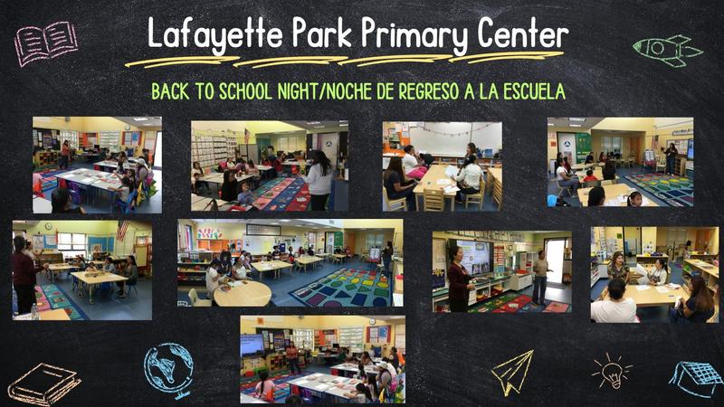 Back to School Night/Noche de Regreso a la Escuela