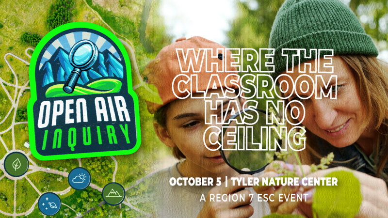 Open-Air Inquiry: Engaging Students Beyond the Walls marketing graphic