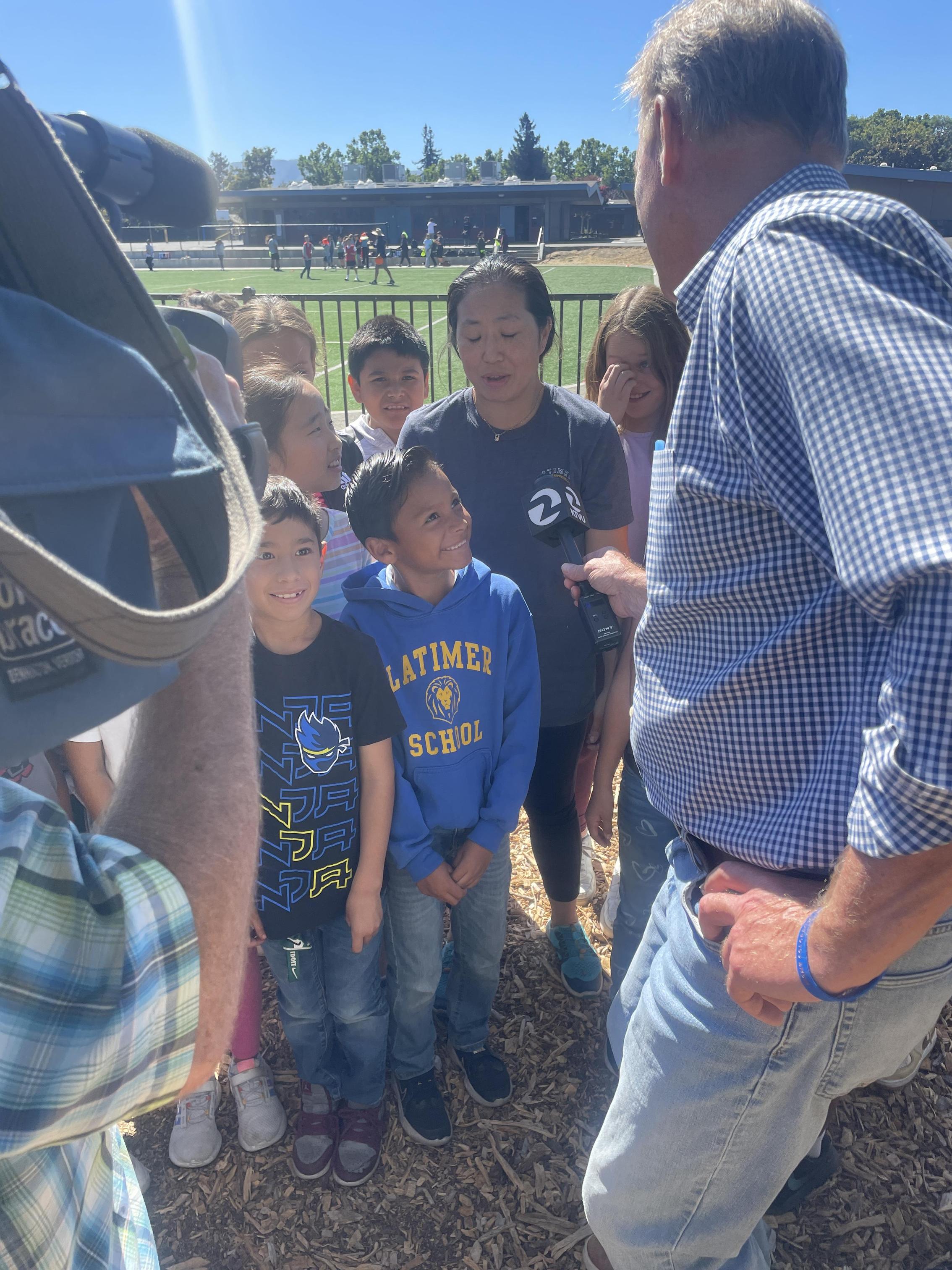 Latimer School Featured on KTVU Channel 2 News Moreland School District