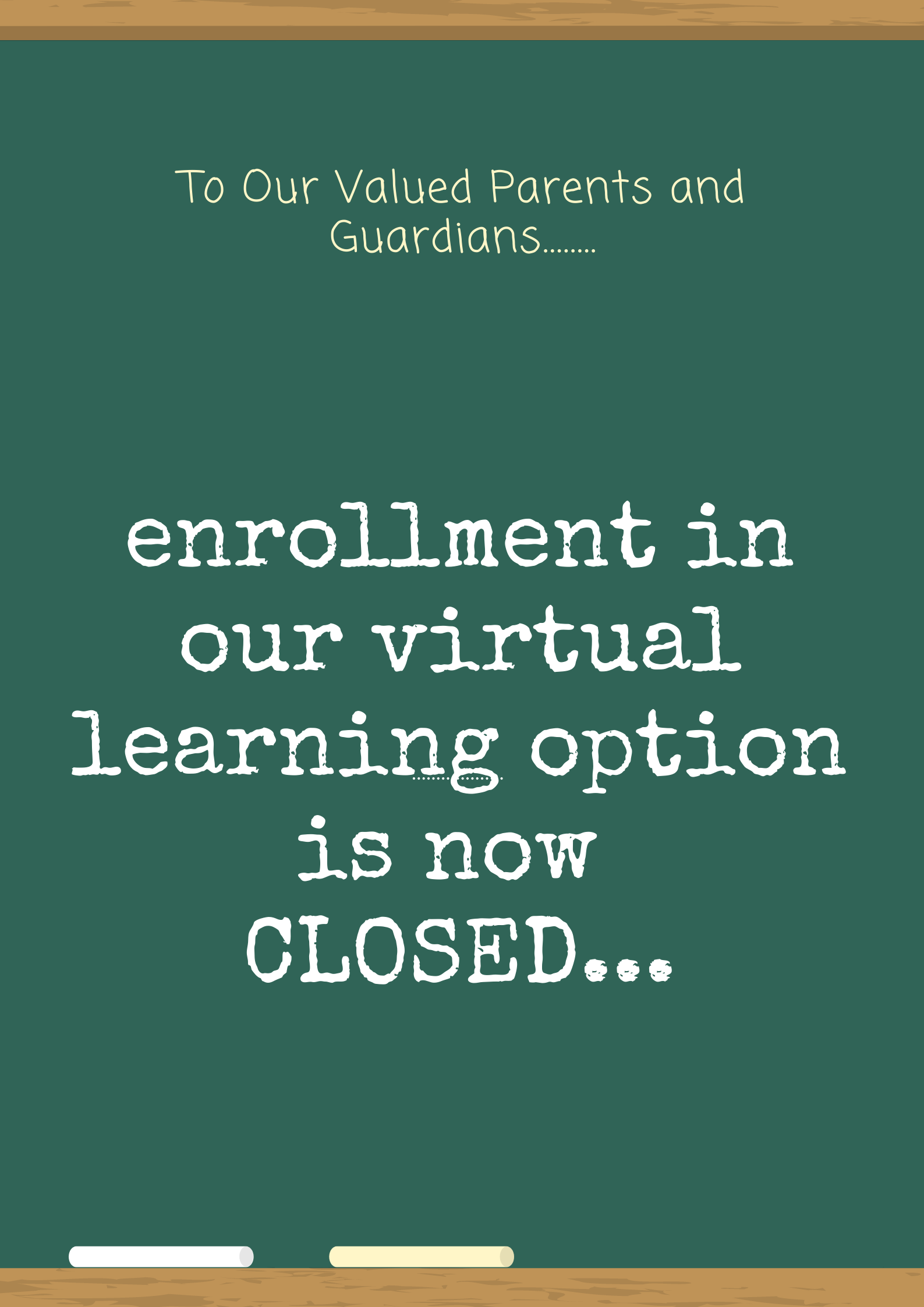 Closed Enrollment