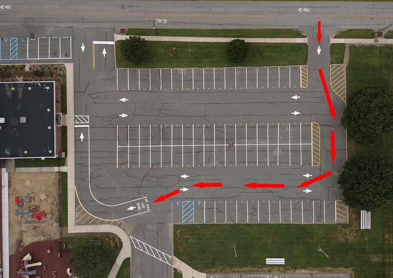 drop off - pick up map