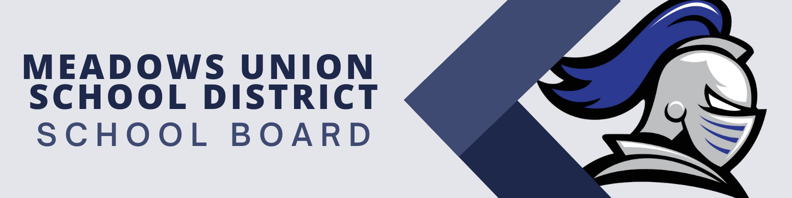 Meadows Union School District School Board and logo 